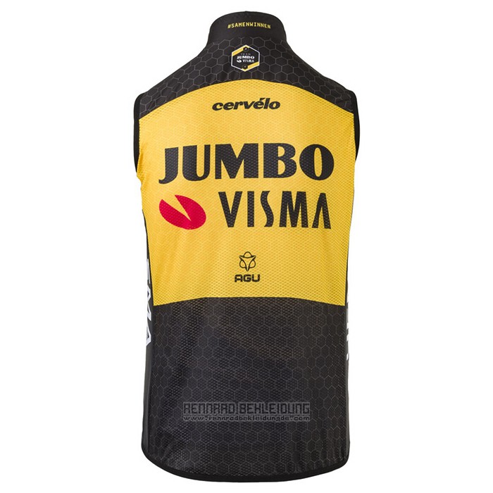 2021 Windweste Jumbo Visma Gelb Shwarz